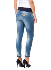 Cool Girl Skinny Cropped Maternity Jeans - Mums and Bumps