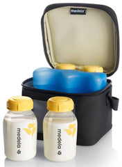 Cooler Bag with Four Breast-Milk Bottles - Mums and Bumps