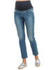 Cropped Mom Fit Maternity Jeans - Mums and Bumps