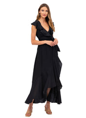 Dorothea Maternity Evening Dress - Black - Mums and Bumps