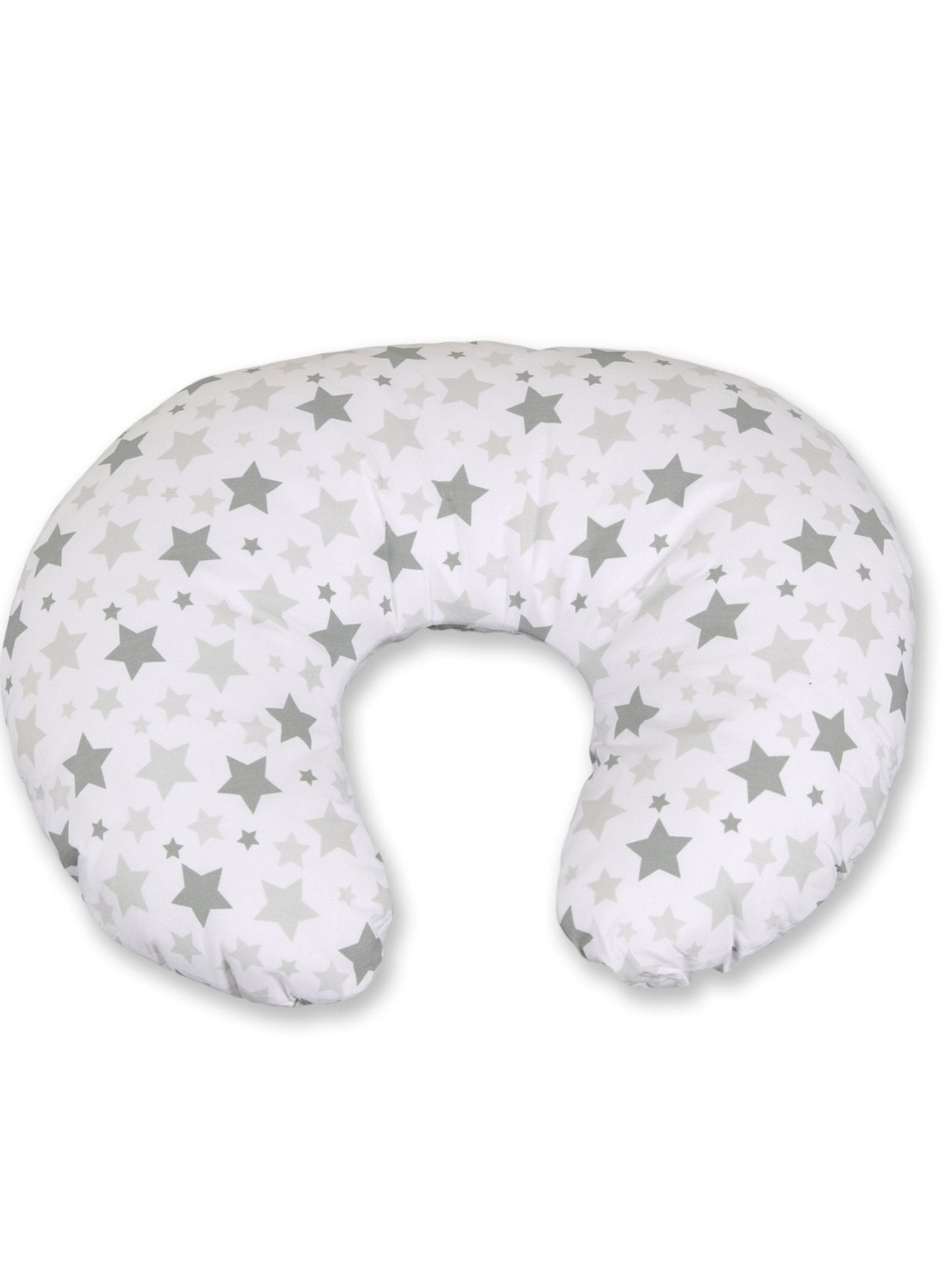 Dreamgenii Breastfeeding Nursing Pillow - Grey Star - Mums and Bumps