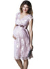 Eden Maternity Dress - Blush Pink - Mums and Bumps