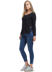 Esme Skinny Crop Maternity ِJeans - Mums and Bumps