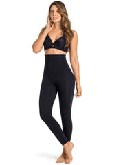 Extra High Waisted Firm Compression Legging - Black