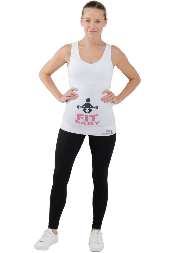 FittaMamma pregnancy workout support top and leggings - Maternity