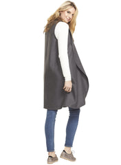 Frost Wool Maternity Vest - Grey - Mums and Bumps