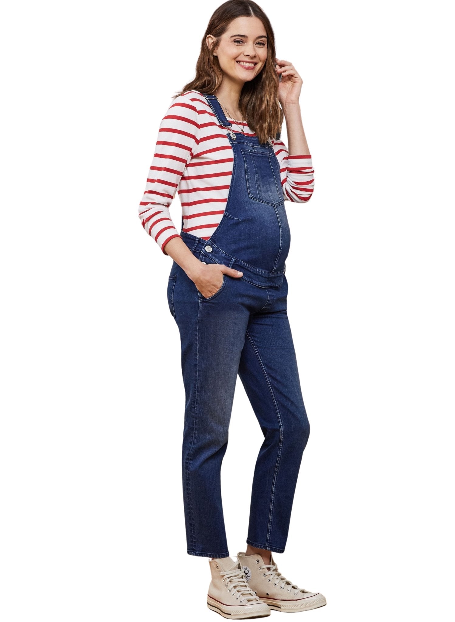 Gerrie Organic Maternity Dungarees - Mums and Bumps
