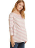 Harriet Maternity Top - Blush/White Stripes - Mums and Bumps