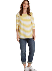 Harriet Maternity Top - Yellow/White Stripes - Mums and Bumps