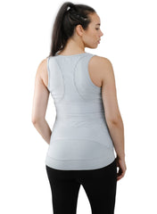 High Support Exercise Maternity Top - Grey - Mums and Bumps