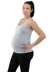High Support Exercise Maternity Top - Grey - Mums and Bumps