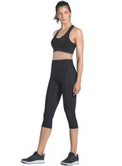 High-Waisted Moderate Compression Capri - ActiveLife - Mums and Bumps