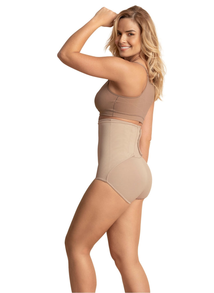Express Leonisa Firm Compression Postpartum Panty With Adjustable Belly  Wrap