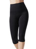 Hipster Postpartum Support Crop Leggings - Black - Mums and Bumps