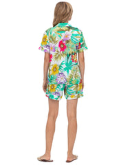 Honey Short Maternity Pyjama - Hawaiian Holidays - Mums and Bumps