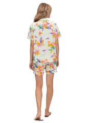 Honey Short Maternity Pyjama - Spring Bouquet - Mums and Bumps