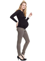 Honor Long Sleeve Maternity & Nursing Top - Black - Mums and Bumps