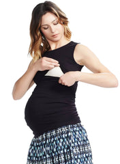 Honor Maternity & Nursing Tank - Black - Mums and Bumps