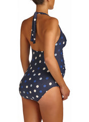 Ibiza Polka Dot One Piece Maternity Swimsuit - Mums and Bumps