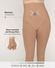 Invisible Body Shaper with Leg Compression and Butt Lifter - Black - Mums and Bumps