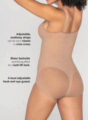 Invisible Bodysuit Shaper with Targeted Compression - Nude - Mums and Bumps