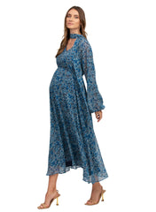 Isabella Maternity Maxi Dress - Pottery Disty - Mums and Bumps