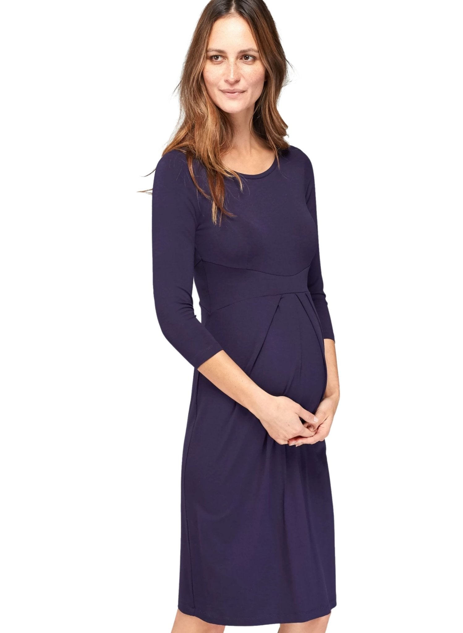 Ivybridge Maternity Dress - Navy - Mums and Bumps