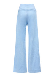 Joseph Linen Maternity Pants - Cashmere Blue - Mums and Bumps