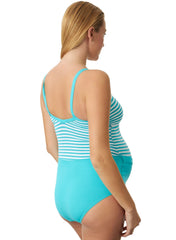 La Mer Mint One Piece Maternity Swimsuit - Mums and Bumps