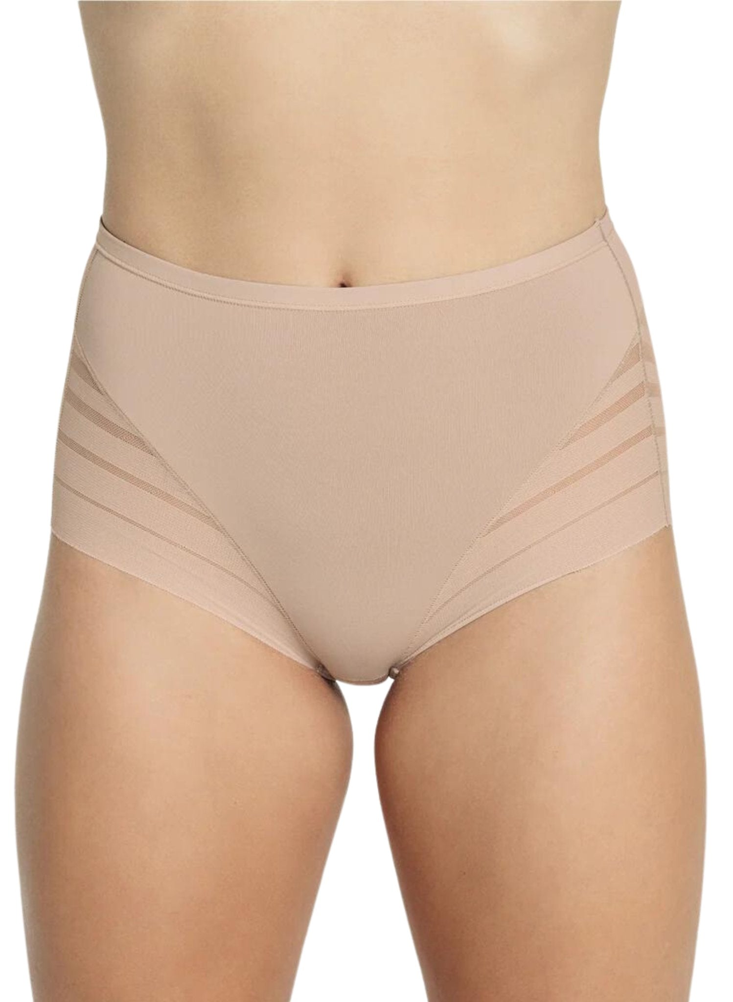 Lace Stripe Undetectable Classic Shaper Panty - Nude - Mums and Bumps