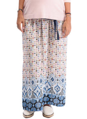 Long Printed Maternity Skirt - Mums and Bumps