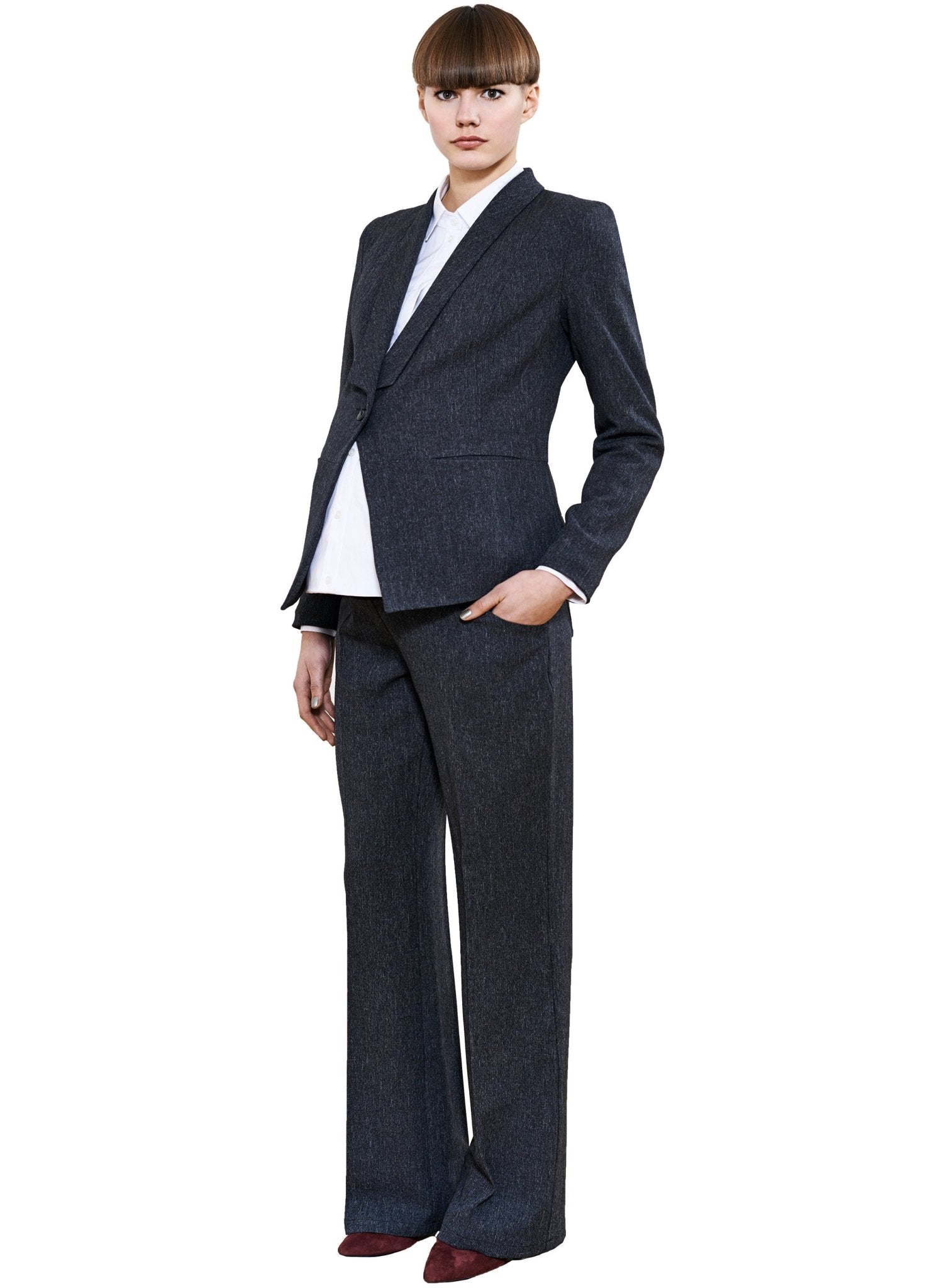 Maternity 2-Piece Suit - Grey - Mums and Bumps