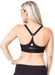 Maternity Activewear Bra - Fit2feed Black - Mums and Bumps