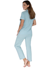 Maternity and Nursing Pyjama Set - Sage - Mums and Bumps