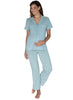 Maternity and Nursing Pyjama Set - Sage - Mums and Bumps