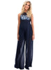 Maternity Chiffon Jumpsuit with Sequins - Mums and Bumps