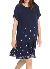 Maternity Embroidered Dress - Summer Stories Mums and Bumps Maternity Embroidered Dress - Summer Stories Mums and Bumps