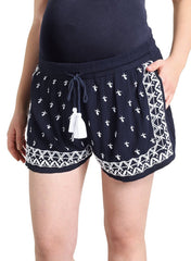 Maternity Embroidered Shorts - Mums and Bumps