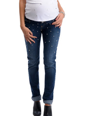 Maternity Jeans with Pearls - Mums and Bumps