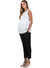 Maternity & Nursing Blouse - White - Mums and Bumps