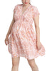 Maternity & Nursing Dress House of Colours in Light Pink - Mums and Bumps