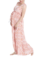 Maternity & Nursing Dress Queen of Hills in Light Pink - Mums and Bumps