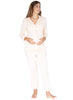 Maternity & Nursing Long Sleeve Pyjama Set - Peach - Mums and Bumps