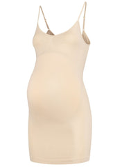 Maternity Slip Dress - Nude - Mums and Bumps