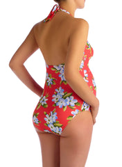 Maui Hibiscus Printed Maternity Swimsuit - Mums and Bumps