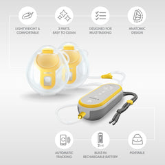Medela - Freestyle Hands-Free Double Electric Breast Pump - Mums and Bumps