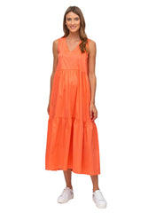 Melody Maternity Maxi Dress - Paradise Coral - Mums and Bumps