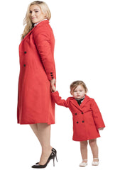 Mrs. Red & Little Red Matching Coats - Mums and Bumps
