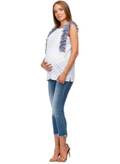 Mughetto Maternity Top - Palm Trees - Mums and Bumps
