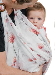 Nursing Cover + Burp Cloth + Bag - Proteas - Mums and Bumps
